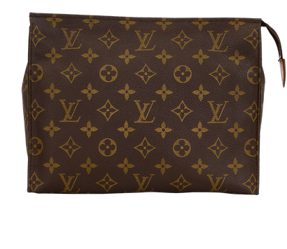 Louis Vuitton Toiletry Pouch 26, &pound;390, Accessories, Brown, Canvas, Front view